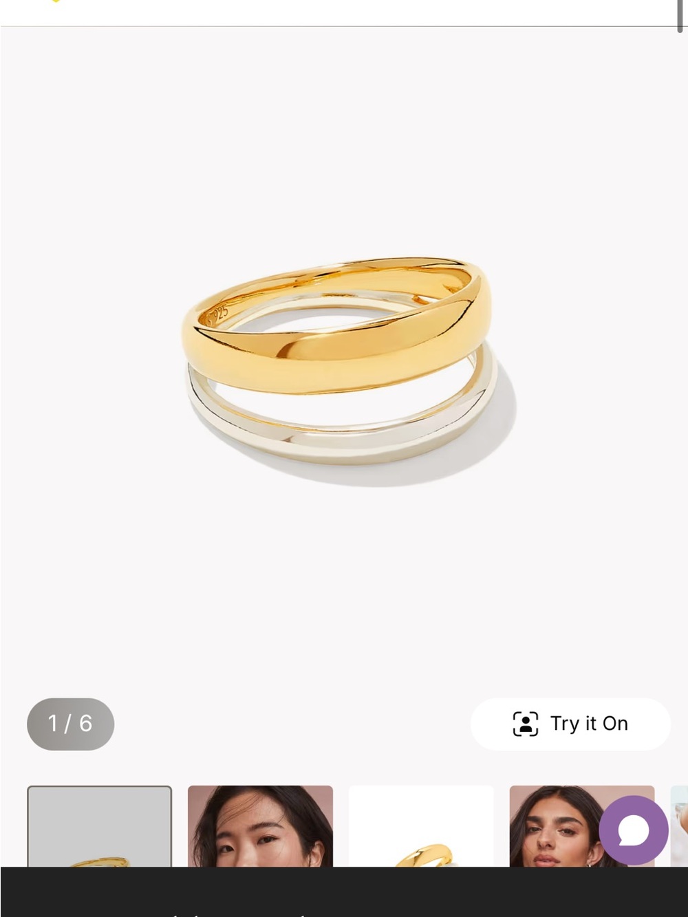 Kendra Scott Meg Double Band Ring